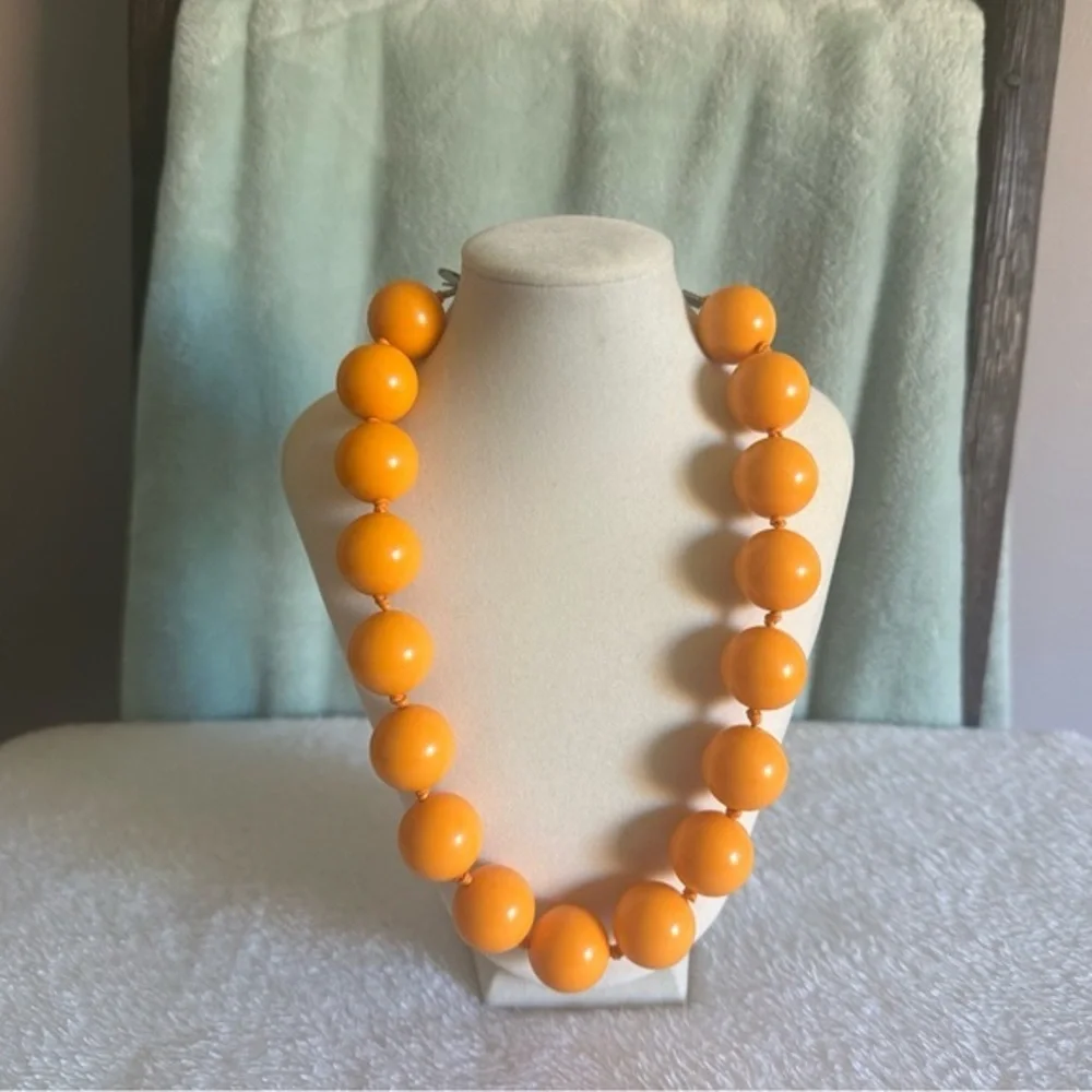 Furla Vintage Italian Lucite Necklace - Picture 1 of 5
